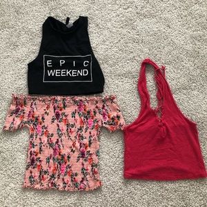 Crop top lot A